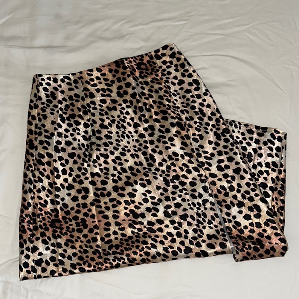 NWOT Princess Polly Cheetah Midi Skirt